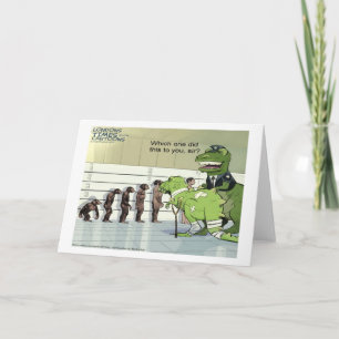 Tarjeta Formación policial prehistórica 