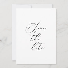 Tarjeta Formal de Anuncio de Fecha de Boda