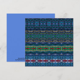 Tarjeta Formas alternativas translúcidas de cuatro partes