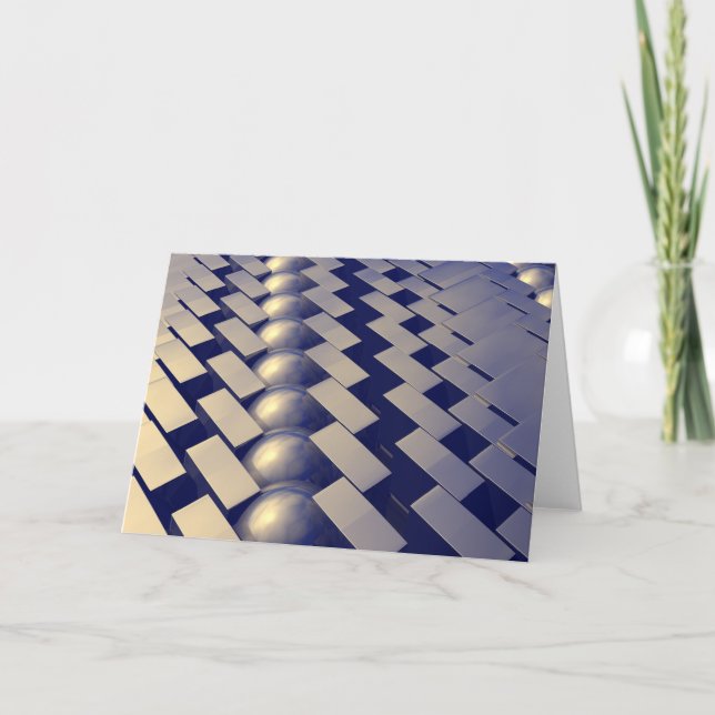 Tarjeta Formas geométricas de oro (Anverso)