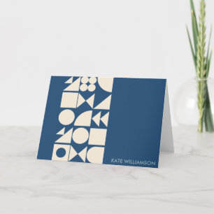 Tarjeta Formas geométricas modernas Formas personalizadas 