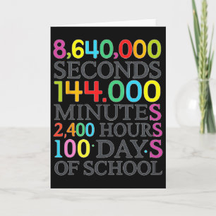 Tarjeta Fórmula Matemática 100 Días De Colegio Profesor De