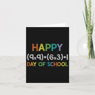 Tarjeta Fórmula Matemática 100 Días De Escuela 100º Día Di