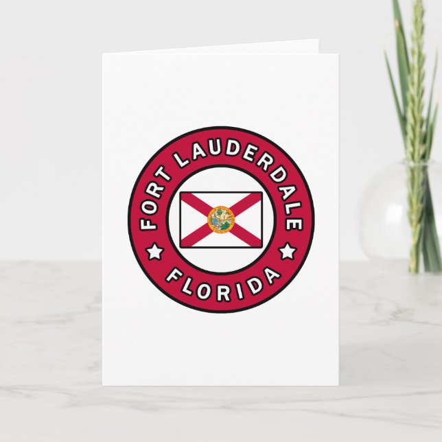 Tarjeta Fort Lauderdale Florida (Anverso)