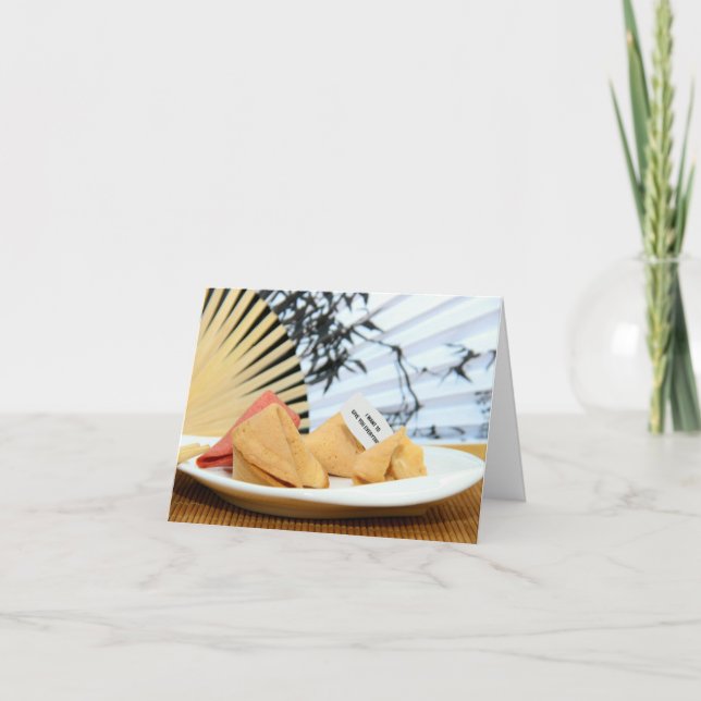 Tarjeta Fortune Cookie 3 - solicitud especial (Anverso)