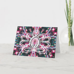 Tarjeta Fosforescencia Zen Lotus