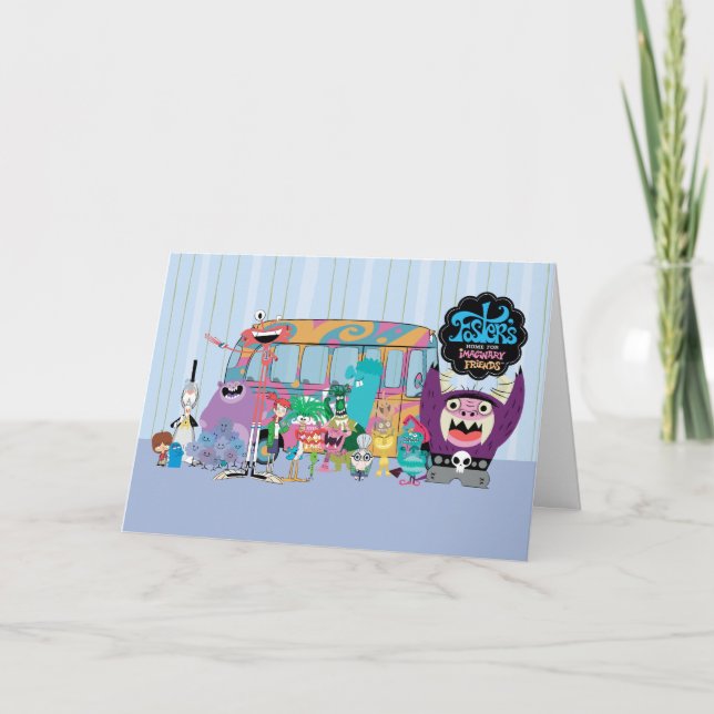 Tarjeta Foster's Home for Imaginary Friends | School Bus (Anverso)