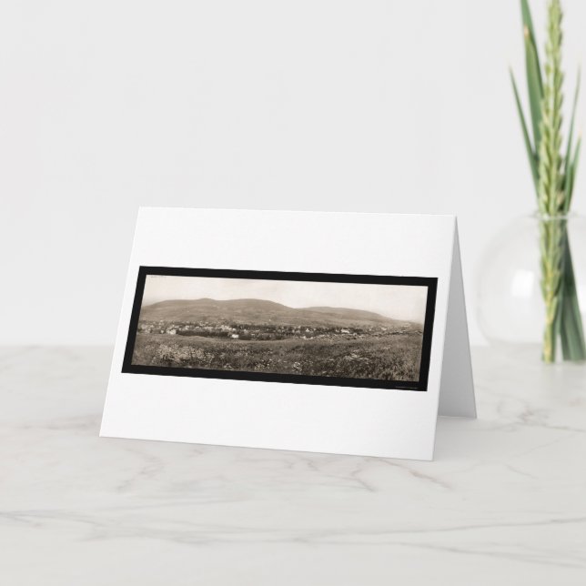 Tarjeta Foto 1898 del cazador NY de Catskill Mts (Anverso)