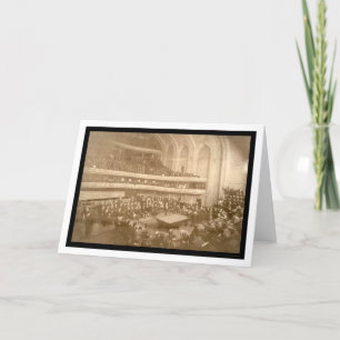 Tarjeta Foto 1908 del torneo de los billares