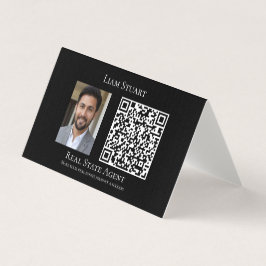 Tarjeta Foto Código QR Empresa de negocios Grande