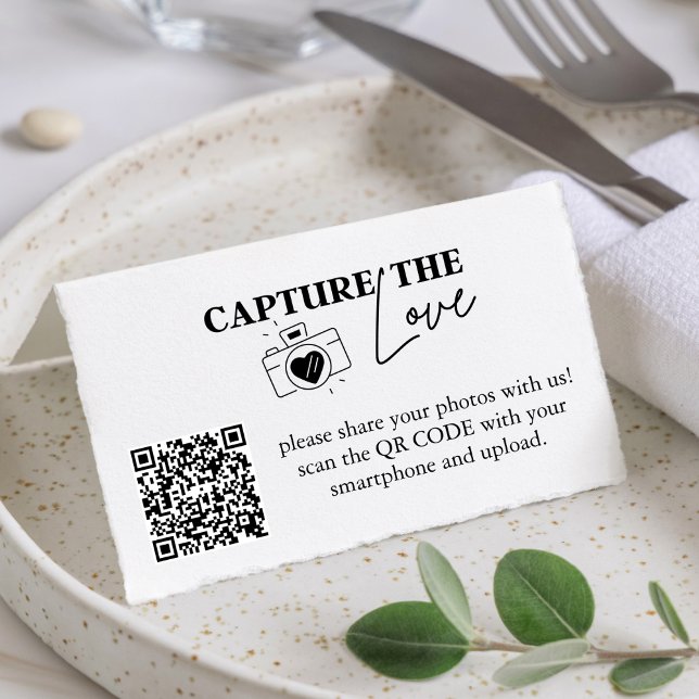Tarjeta Foto Compartida Captura Del Código QR Del Boda De  (Subido por el creador)
