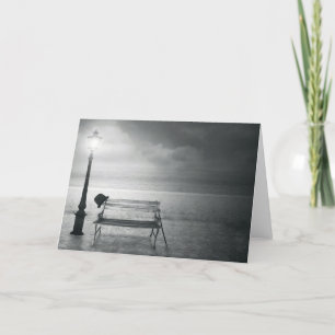 Tarjeta Foto de arte blanco y negro deco, vintage, memoria