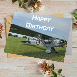 Tarjeta Foto de avión, Cumpleaños de piloto de aviación ge