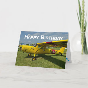 Tarjeta Foto de avión, Cumpleaños de piloto de aviación ge