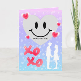 Tarjeta Foto de Bblegum en globo aerostático de cristal de