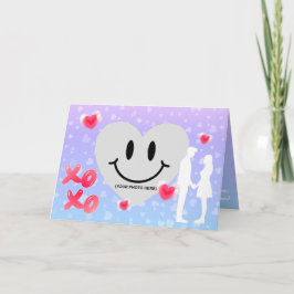 Tarjeta Foto de Bblegum en globo aerostático de cristal de