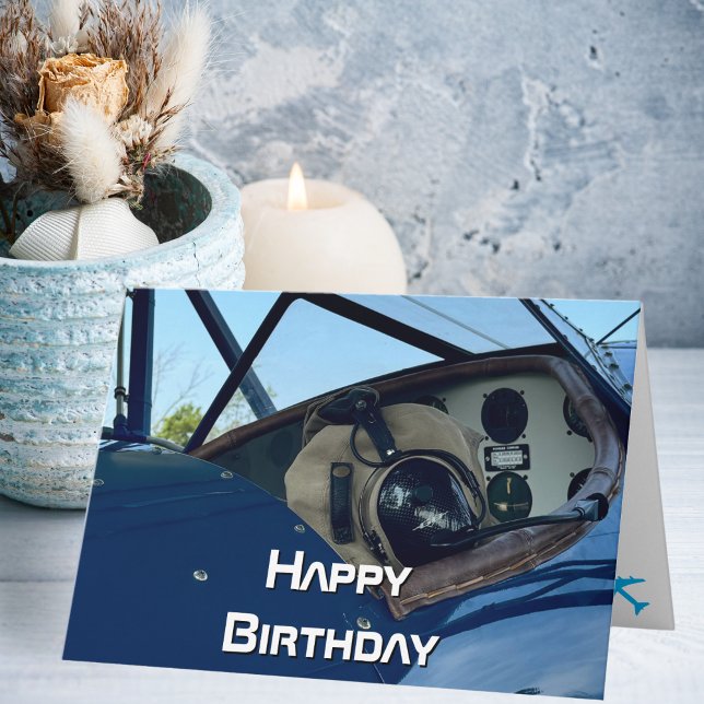 Tarjeta Foto de cabina de vuelo del avión, Guay Aviation P (Subido por el creador)