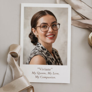 Tarjeta Foto de cumpleaños moderna