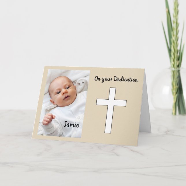 Tarjeta Foto de dedicación (Anverso)