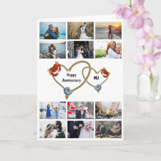 Tarjeta Foto de DIY 12 | parejas del aniversario de la roc