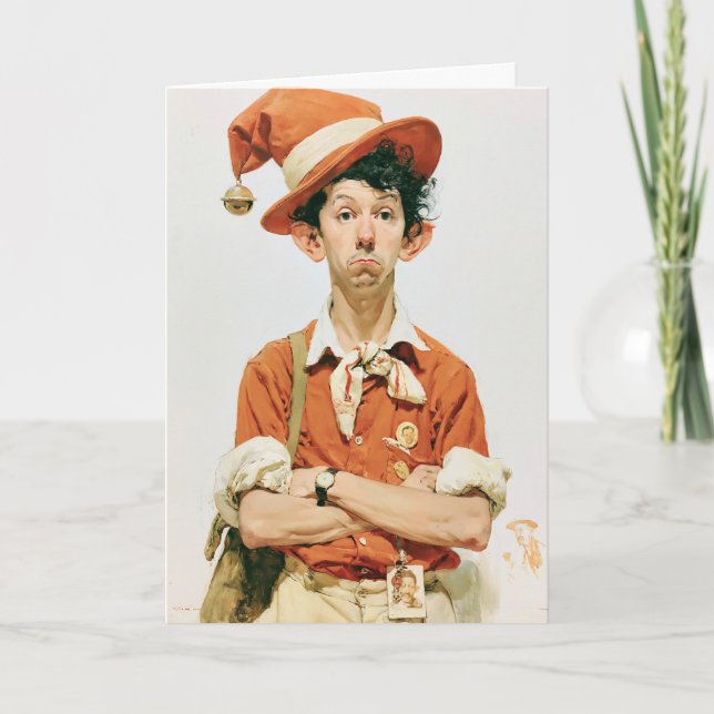 Tarjeta Foto de duende de Navidad sin impresionar (Anverso)
