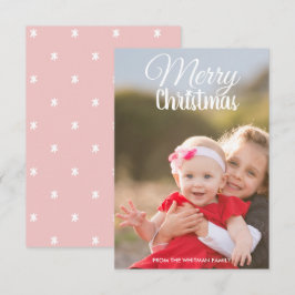 Tarjeta Foto de Feliz Navidad