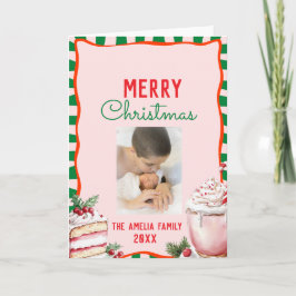 Tarjeta Foto de golosinas navideñas divertidas