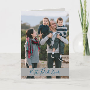 Tarjeta Foto de la familia Best Dad