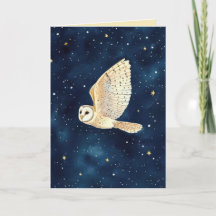 Foto de la familia de navidades Starry Night Owl