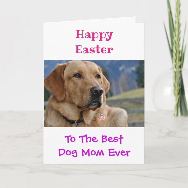 Tarjeta Foto de la mejor Mascota de la historia de mamá, p (Anverso)