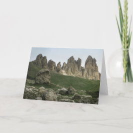 Tarjeta Foto de la montaña del Tirol del Sur