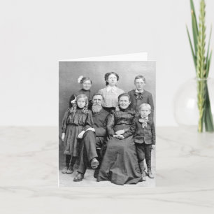 Tarjeta Foto de la muerte en la era de Victoria