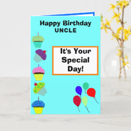 Tarjeta Foto de la torre del pastel verde del cumpleaños t