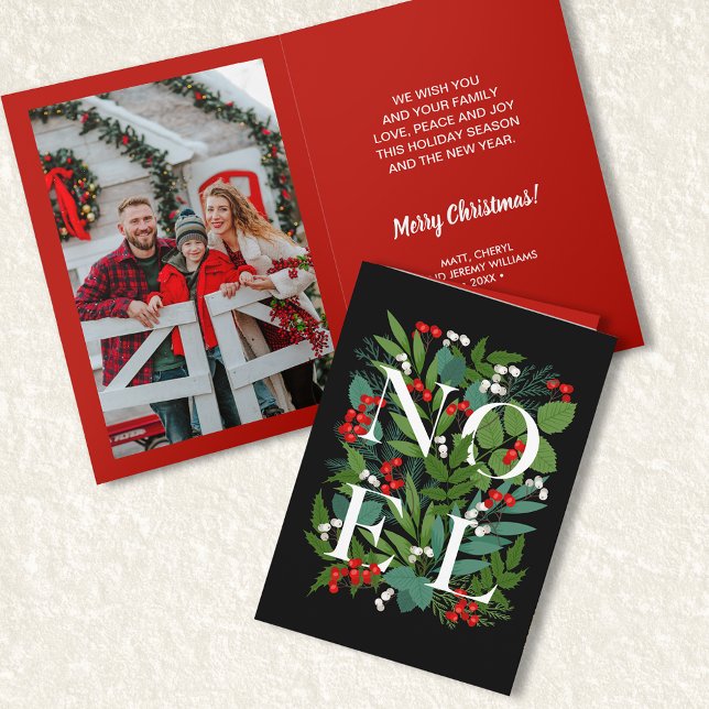 Tarjeta Foto de NOEL Greenery Berries (Subido por el creador)