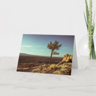 Tarjeta Foto de paisaje de El Malpais, Nuevo México