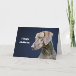 Tarjeta Foto de perro marrón de Vizsla Cumpleaños