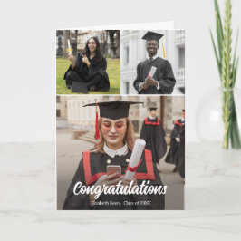 Tarjeta Foto de Personalizado de graduación