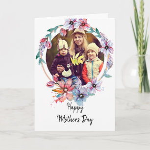 Tarjeta Foto de personalizado Día de la Madre
