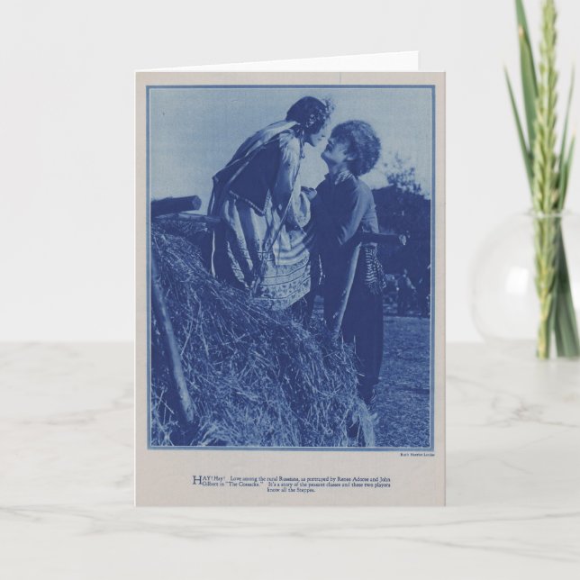 Tarjeta Foto de producción de John Gilbert Renee Adoree 19 (Anverso)