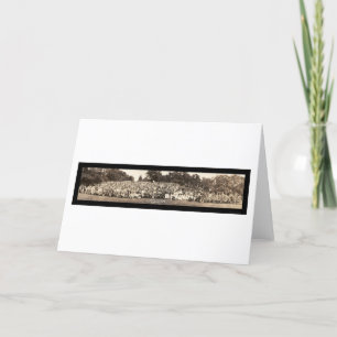 Tarjeta Foto de Reunión de Familia Pershing 1923