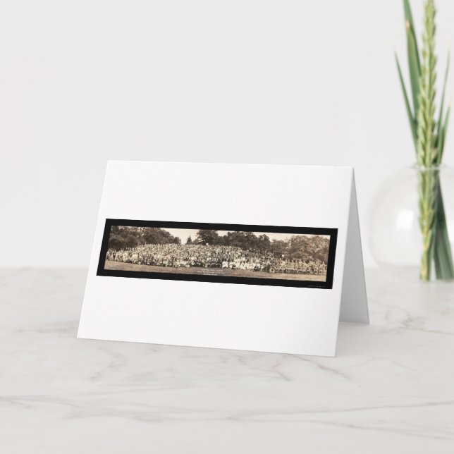 Tarjeta Foto de Reunión de Familia Pershing 1923 (Anverso)