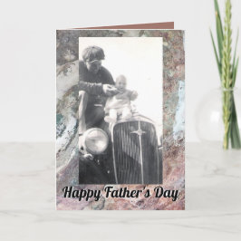 Tarjeta Foto de Roca Natural Colores Suaves 