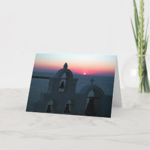 Tarjeta Foto de Santorini Grecia Colette Guggenheim