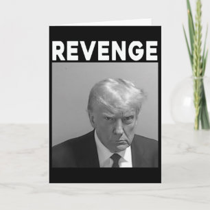 Tarjeta Foto de Trump en la cárcel - Venganza - trump 2025