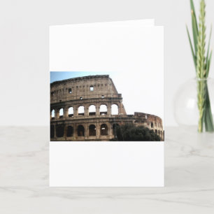Tarjeta Foto de viaje italiano Coliseo