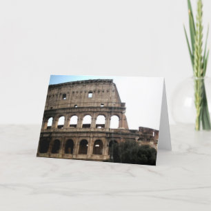 Tarjeta Foto de viaje italiano del Coliseo