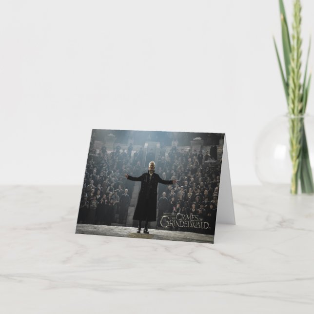 Tarjeta Foto de voz de GELLERT GRINDELWALD™ (Anverso)
