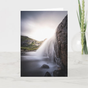 Tarjeta Foto de Waterfall Landscape