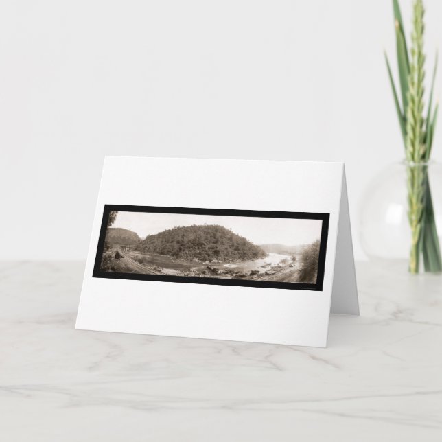 Tarjeta Foto de Yosemite Railroad 1907 (Anverso)