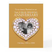 Foto del 75° aniversario del boda marido